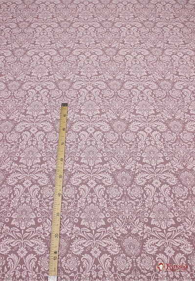Поплин Коллекция "Набивной жаккард" цв.розово-сиреневый флер/бл.розовый, ш.2.2м, хл-100%, 110гр/м.кв