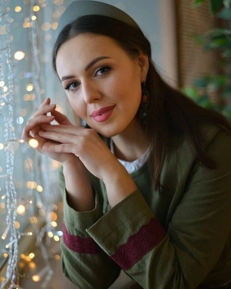 Наряд для русской красавицы из крапивы Рами
