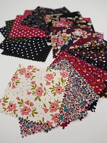 Комплект образцов "Микровельвет принт" №1