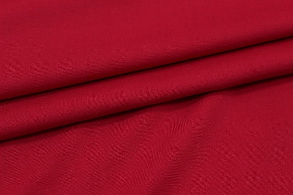 Плательная вискоза цв.Темный красно-малиновый, ш.1.45м, вискоза-100%, 200гр/м.кв