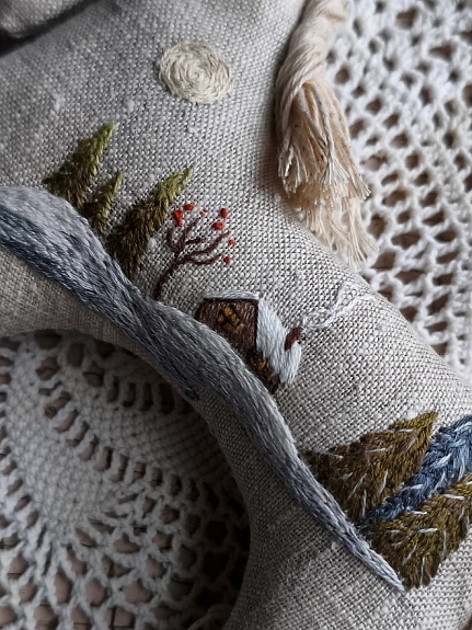 Льняная лошадка