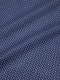 Бязь "Мелкая геометрия" цв.чернильно-синий, ш.1.5м, хлопок-100%, 105гр/м.кв