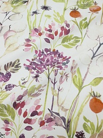 Мерный лоскут (ткань в отрезах) Интерьерный хлопок "Пряное лето" цв.белая дымка, ш.1.5м, хлопок-100%, 240гр/м.кв