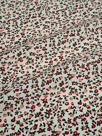 Мерный лоскут Импорт. хлопок "Кукольная нежность" цв.молочный, ш.1.45м, хлопок-100%, 100гр/м.кв