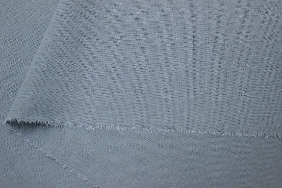 Полулен постельный с эффектом мятости цв.Св.серо-бирюзовый винтаж, СОРТ2, ш.2.15м, лен-30%, хл-70%