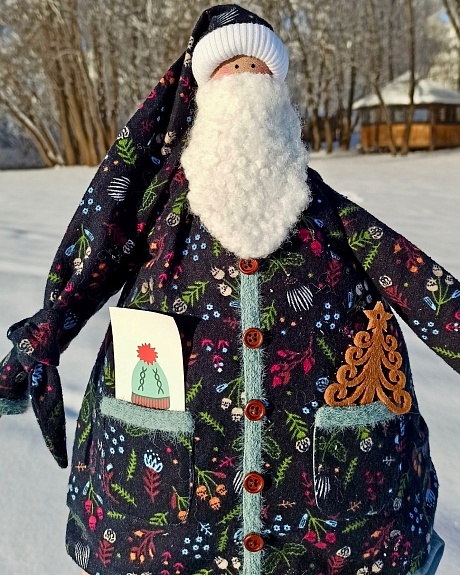 Интерьерная игрушка из теплого хлопка "Разнотравье"