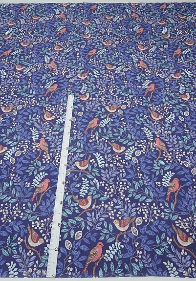 Бязь "Птичьи напевы", ш.2.2м, хлопок-100%, 142гр/м.кв