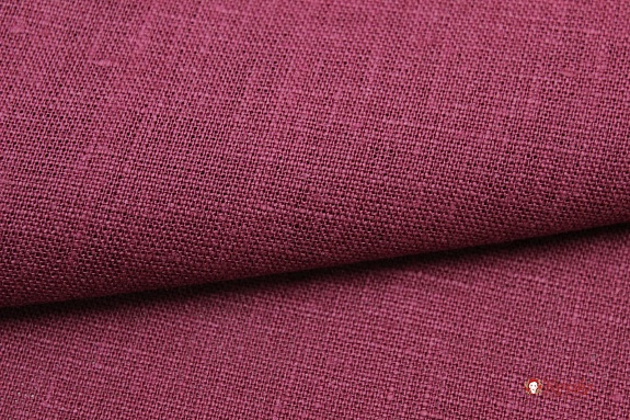 Лен костюмный цв.Бордово-свекольный, ш.1.5м, лен-100%, 190гр/м.кв