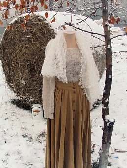 Теплая юбка из крапивы Рами