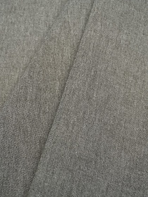 Вареный (стираный) хлопок цв.Т.коричневый хаки меланж, ш.2.5м, хлопок-100%, 110гр/м.кв