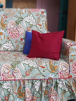 Чехол для дивана из интерьерного хлопка "Глория"