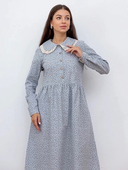 Платье из теплого хлопка "Алессия"