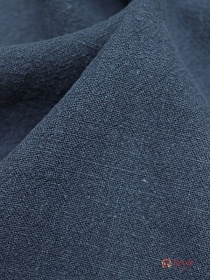 Крапива Рами (Ramie) цв.Темный лазурно-синий винтаж, ш.1.42м, крапива-100%, 240гр/м.кв