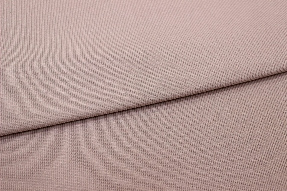 Кашкорсе цв.Бежево-розовая пудра, ш.0.90м (0.45м*2 чулок), Карде, хлопок-95%, лайкра-5%, 255гр/м.кв