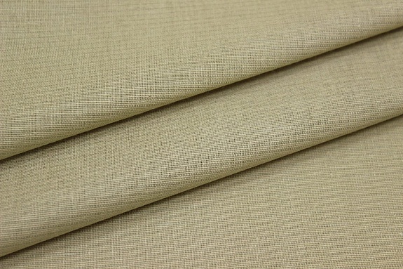 Полулен с просновками цв.Оливково-телесный, СОРТ2, ш.2.2м, лен-30%, хл-70%, 140гр/м.кв