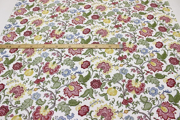 Мерный лоскут (ткань в отрезах) - Рогожка "Царевна" цв.белый, ш.1.5м, хлопок-100%, 160гр/м.кв #05423