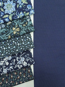 Набор тканей для рукоделия "Импортный хлопок: Архелия", 45см*30см, 6шт