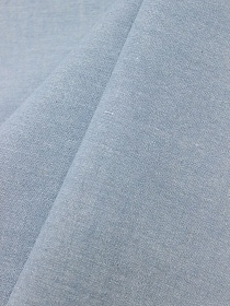 Вареный (стираный) хлопок цв.Голубой меланж-2, ш.2.50м, хлопок-100%, 125гр/м.кв