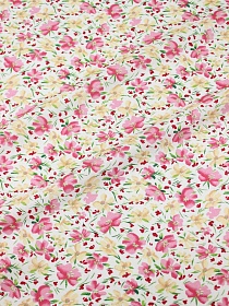 Штапель "Воздушная легкость" цв.белый, ш.1.4м, вискоза-100%, 100гр/м.кв