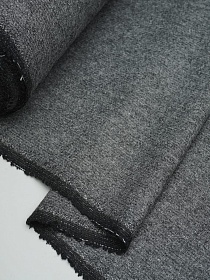 Шерсть костюмная Твид цв.Темно-серый меланж, ш.1.55м, шерсть-50%, п/э-50%, 240гр/м.кв