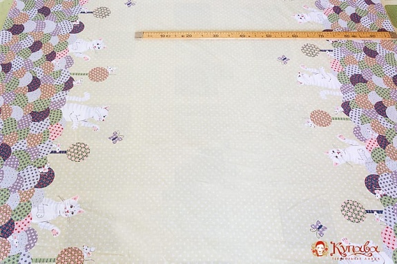 Бязь "Кошки-мышки " хлопок-100%, 1.5 м, 132 гр/м.кв.