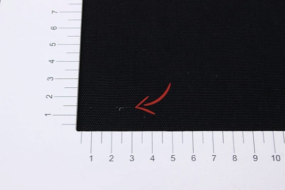 Плотный хлопок цв.Черный, СОРТ2, ш.1.55м, хлопок-100%, 250гр.м/кв