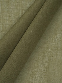 Батист цв.Темно-оливковый хаки, СОРТ2, ш.1.5м, хлопок-100%, 60гр/м.кв