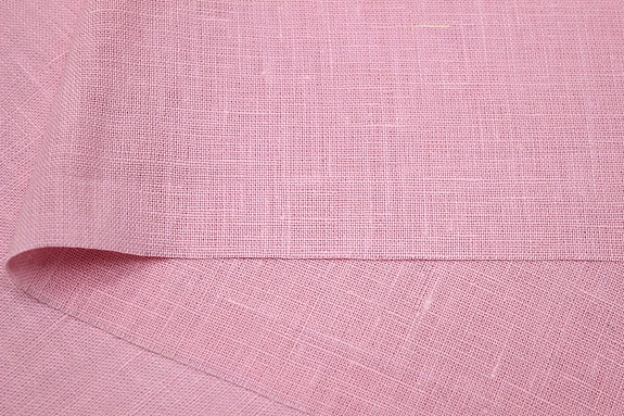 Лен костюмный с эффектом мятости цв.Нежно-розовый, ш.1.45м, лен-100%, 190гр/м.кв