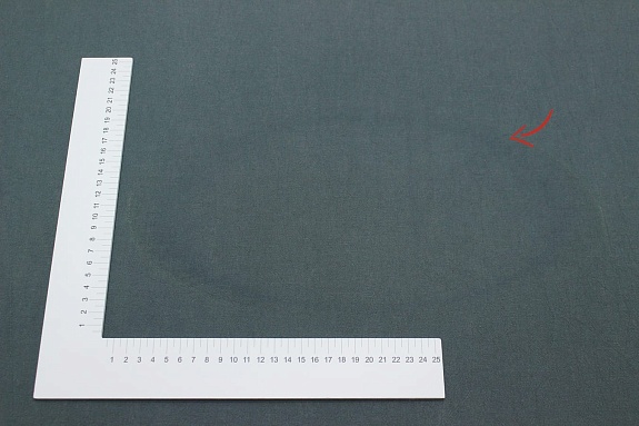 Хлопок крэш цв.Темный серо-зеленый флер, СОРТ2, ш.1.41м, хлопок-100%, 160гр/м.кв