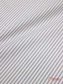 Бязь "Пепельно-серая полоска", СОРТ2, ш.1.5м, хлопок-100%, 110гр/м.кв