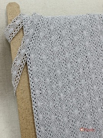 Кружево цв.серый-4, ш.25мм, хлопок-90%, п/э-10%