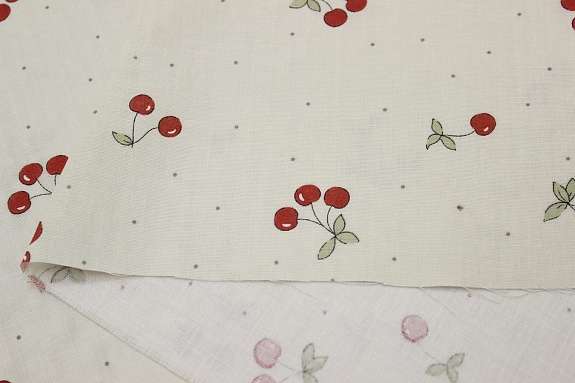 Муслин Премиум двухслойный гладкий "Сладкая вишенка", ш.2.45м, хлопок-100%, 130гр/м.кв