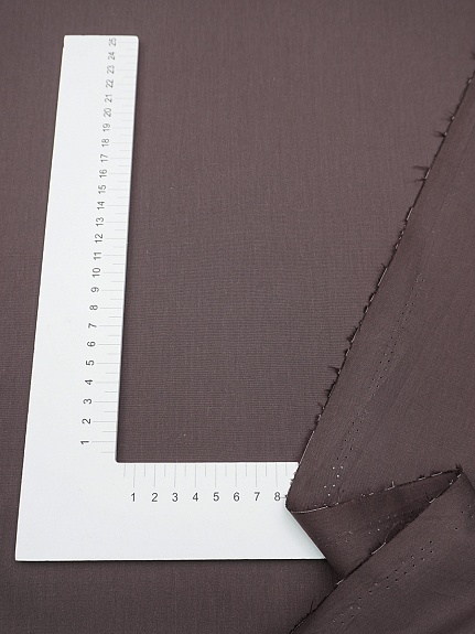 Импортный хлопок цв.Т.кофейно-лиловый, ш.1.55м, хлопок-100%, 120гр/м.кв