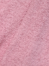 Махровая ткань цв.Светло-розовая дымка-2, ш.1.5м, хлопок-100%, 350гр/м.кв