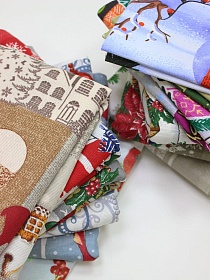 Комплект лоскута 1кг Новый год