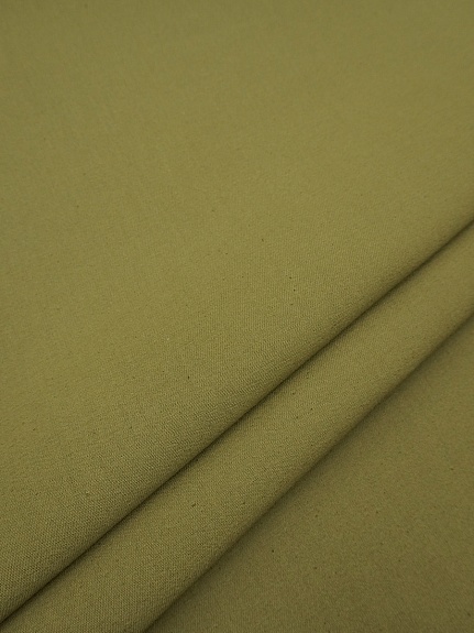Саржа цв.Оливково-коричневый, ш.1.55м, хлопок-100%, 270гр/м.кв