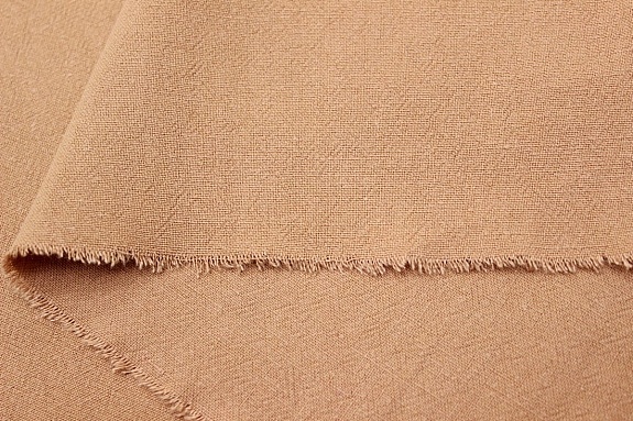 Крапива Рами (Ramie) с хлопком цв.Пастельно-терракотовый, СОРТ2, ш.1.38м, крапива-50%, хлопок-50%