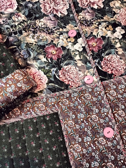 Фуфайка из плательного хлопка, ситца и перкали