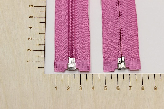 Молния спиральная №5 цв.ярко-розовый, 65см