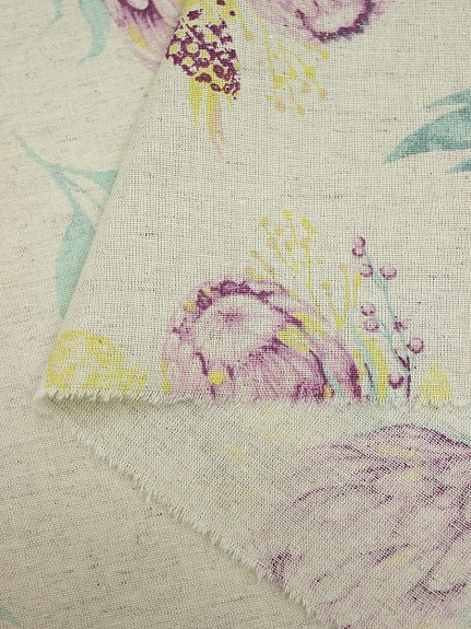 Полулен "Протея" (на суровом), ш.1.5м, лен-30%, хлопок-70%, 155гр/м.кв