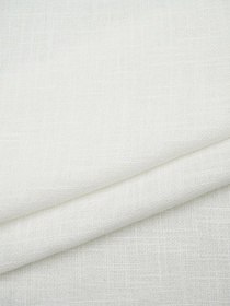 Мерный лоскут(ткань в отрезах)- Крапива Рами (Ramie)-диагональ, цв.Белый, ш.1.4м, крапива-100%,230гр/м.кв