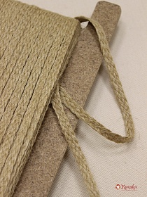 Тесьма плетеная, 8мм, джут-100%#003103