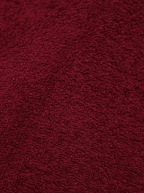 Махровая ткань цв.Бордовый, ш.1.5 м, хлопок-100%, 350гр/м.кв