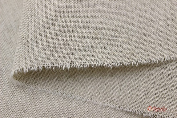 Полулен цв.Суровый, ш.1.5 м, лен-20%, хлопок-45%, вискоза-35%, 140гр/м.кв