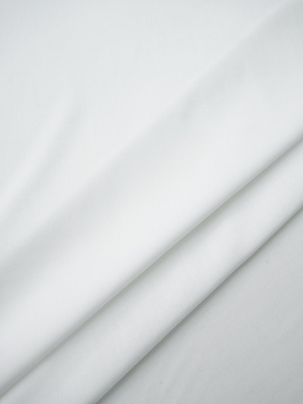 Штапель цв.Молочно-сливочный, СОРТ2, ш.1.45м, вискоза-100%, 110гр/м.кв