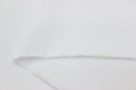 Мерный лоскут (ткань в отрезах) Плательная вискоза цв.Белый (отбеленный), ш.1.45м, вискоза-100%,200гр/м.кв