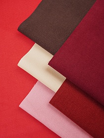 Набор тканей для рукоделия "Микровельвет Мини: красно-коричневая гамма", 45*30 см, 6 шт