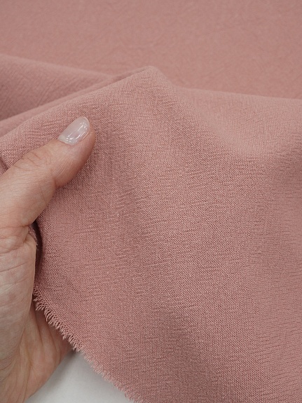 Мерный лоскут Хлопок крэш цв.Пыльный розово-бежевый, ш.1.4м, хлопок-100%, 155гр/м.кв