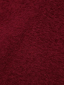 Махровая ткань цв.Бордовый, ш.1.5 м, хлопок-100%, 350гр/м.кв