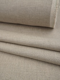 Лен костюмный цв.Льняной, ш.1.55м, лен-100%, 185гр/м.кв